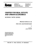 Cover page: Price Level Adjusted Mortgages