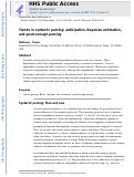 Cover page: Trends in syntactic parsing: anticipation, Bayesian estimation, and good-enough parsing