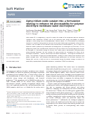 Cover page of Aging iridium oxide catalyst inks: a formulation strategy to enhance ink processability for polymer electrolyte membrane water electrolyzers