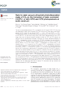 Cover page: State-to-state vacuum ultraviolet photodissociation study of CO 2 on the formation of state-correlated CO(X 1 Σ + ; v ) with O( 1 D) and O( 1 S) photoproducts at 11.95–12.22 eV