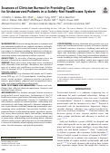 Cover page: Sources of Clinician Burnout in Providing Care for Underserved Patients in a Safety-Net Healthcare System.