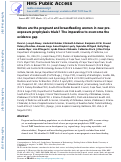 Cover page: Where are the pregnant and breastfeeding women in new pre-exposure prophylaxis trials? The imperative to overcome the evidence gap