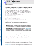 Cover page: Clinical Trials in Peripheral Vascular Disease