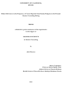 Cover page: Ethnic Differences in the Frequency of Cancer Reported from Family Pedigrees in the Prenatal Genetic Counseling Setting