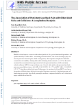 Cover page: The Association of Persistent Low Back Pain With Older Adult Falls and Collisions: A Longitudinal Analysis