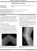 Cover page: Patellar Sleeve Fracture