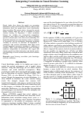 Cover page: Interpreting Covariation in Causal Structure Learning