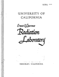 Cover page: NUCLEAR ORIENTATION OF IODINE BY ELECTRIC HFS ALIGNMENT