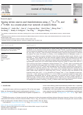 Cover page: Tracing nitrate sources and transformations using △17O, δ 15N, and δ 18O-NO3 − in a coastal plain river network of eastern China