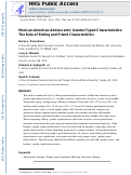 Cover page: Mexican-American Adolescents’ Gender-Typed Characteristics: The Role of Sibling and Friend Characteristics