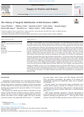 Cover page: The History of Surgical Stabilization of Rib Fractures (SSRF).