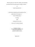 Cover page: Where the girls aren't: How firms, families, and educational specialization affect the gender gap in workplace authority