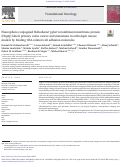 Cover page: Fluorophore-conjugated Helicobacter pylori recombinant membrane protein (HopQ) labels primary colon cancer and metastases in orthotopic mouse models by binding CEA-related cell adhesion molecules