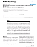 Cover page: A strategy for determining arterial blood gases on the summit of Mt. Everest