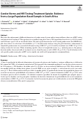 Cover page: Gender Norms and HIV Testing/Treatment Uptake: Evidence from a Large Population-Based Sample in South Africa