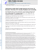 Cover page: Self-esteem in adults with Tourette syndrome and chronic tic disorders: The roles of tic severity, treatment, and comorbidity