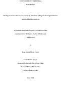 Cover page of The Organizational Behavior of University Presidents at Hispanic Serving Institutions: A Critical Incident Analysis