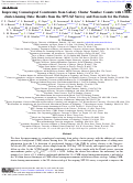 Cover page: Improving Cosmological Constraints from Galaxy Cluster Number Counts with CMB-cluster-lensing Data: Results from the SPT-SZ Survey and Forecasts for the Future