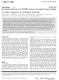 Cover page: Incidental detection of FGFR3 fusion via liquid biopsy leading to earlier diagnosis of urothelial carcinoma.