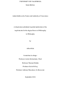 Cover page: Adam Smith on the Nature and Authority of Conscience