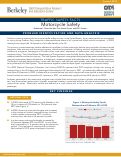 Cover page of 2022 SafeTREC Traffic Safety Fact Sheet: Motorcycle Safety