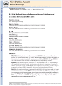 Cover page: DSM‐IV‐Defined Anorexia Nervosa Versus Subthreshold Anorexia Nervosa (EDNOS‐AN)