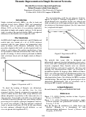 Cover page: Thematic Representation in Simple Recurrent Networks