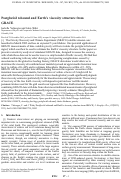 Cover page: Postglacial rebound and Earth's viscosity structure from GRACE