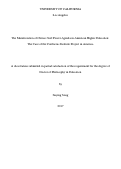 Cover page: The Manifestation of China's Soft Power Agenda in American Higher Education: The Case of the Confucius Institute Project in America