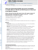 Cover page: Older age at rheumatoid arthritis onset and comorbidities correlate with less Health Assessment Questionnaire-Disability Index and Clinical Disease Activity Index response to etanercept in the RADIUS 2 registry.