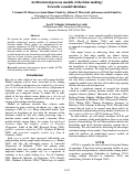 Cover page: Architectural process models of decision making:
Towards a model database