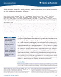 Cover page: Early Relapse Identifies MCL patients with Inferior Survival after Intensive or Less Intensive Frontline Therapy