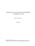 Cover page: Investment Talent and the Pareto Wealth Distribution: An Experimental Analysis