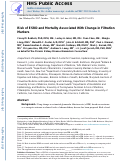 Cover page: Risk of ESRD and Mortality Associated With Change in Filtration Markers