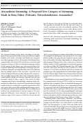 Cover page: Aracaniform Swimming: A Proposed New Category of Swimming Mode in Bony Fishes (Teleostei: Tetraodontiformes: Aracanidae).