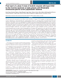 Cover page: Final report of a phase II study of imatinib mesylate with hyper-CVAD for the front-line treatment of adult patients with Philadelphia chromosome-positive acute lymphoblastic leukemia