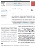 Cover page: Multiplicity dependence of K*(892)0 and ϕ(1020) production in pp collisions at s = 13 TeV