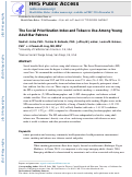 Cover page: The Social Prioritization Index and Tobacco Use Among Young Adult Bar Patrons