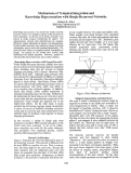 Cover page: Mechanisms of Temporal Integration and Knowledge Representation with Simple Recurrent Networks
