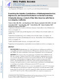 Cover page: Examining the Relative Contributions of Methamphetamine Use, Depression, and Sexual Risk Behavior on Rectal Gonorrhea/Chlamydia Among a Cohort of Men Who Have Sex With Men in Los Angeles, California