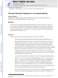 Cover page: The push and pull of dopamine in cue-reward learning