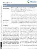 Cover page: Enhancing the electric charge output in LiNbO3-based piezoelectric pressure sensors.