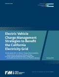 Cover page: Electric Vehicle Charge Management Strategies to Benefit the California Electricity Grid