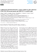 Cover page: Undisturbed and disturbed above canopy ponderosa pine emissions: PTR-TOF-MS measurements and MEGAN 2.1 model results