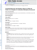 Cover page: Comorbid Depression and Substance Abuse Among Safety-Net Clients in Los Angeles: A Community Participatory Study