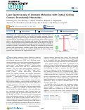 Cover page: Laser Spectroscopy of Aromatic Molecules with Optical Cycling Centers: Strontium(I) Phenoxides