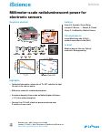 Cover page: Millimeter-scale radioluminescent power for electronic sensors