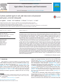 Cover page: Carbon and nitrogen in soil and vine roots in harrowed and grass-covered vineyards