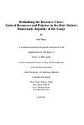 Cover page: Rethinking the Resource Curse: Natural Resources and Polywar in the Ituri District, Democratic Republic of the Congo