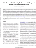 Cover page: Finite-Element Model Updating for Assessment of Progressive Damage in a 3-Story Infilled RC Frame